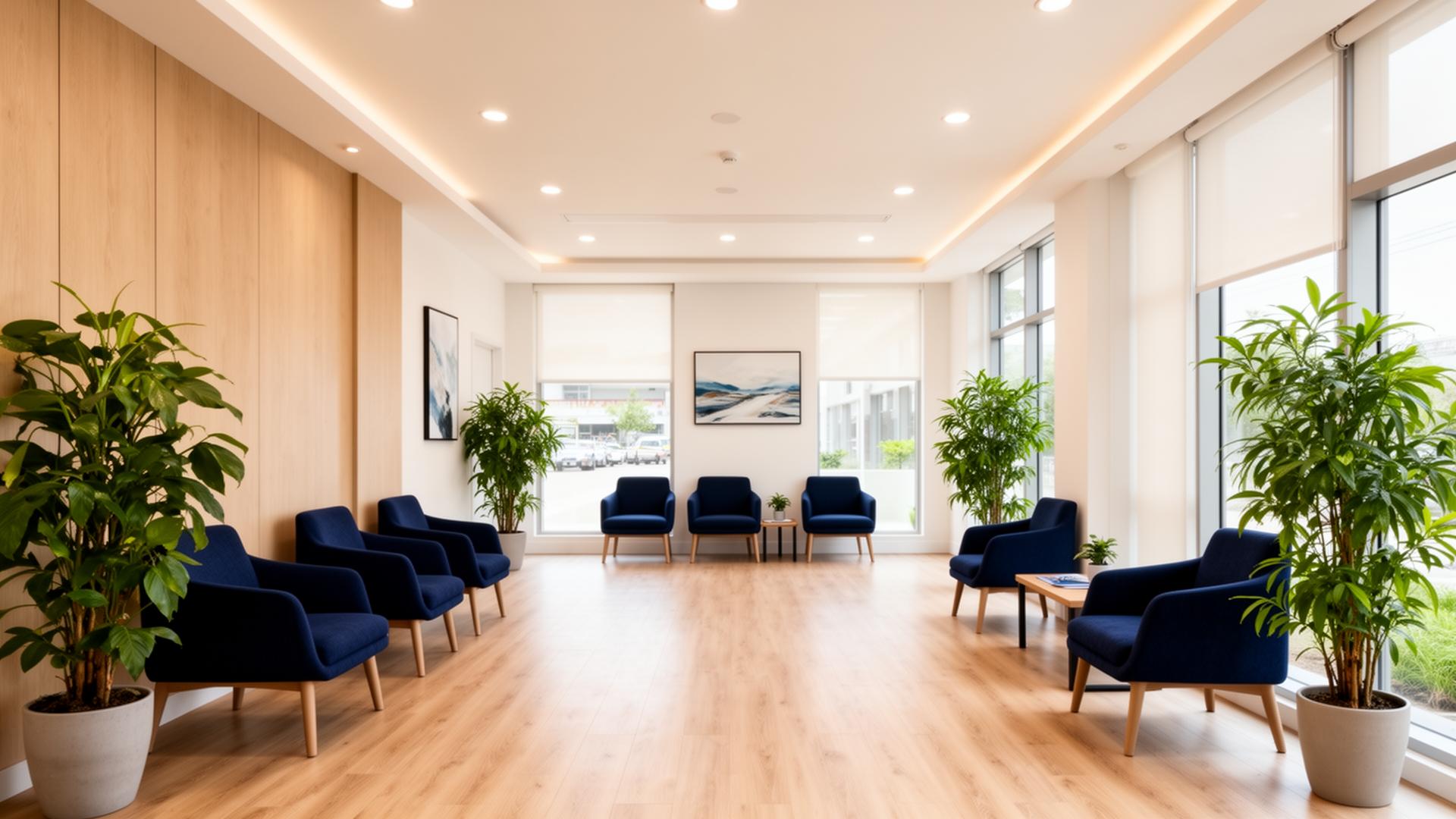 Sala de espera de Más Clinic